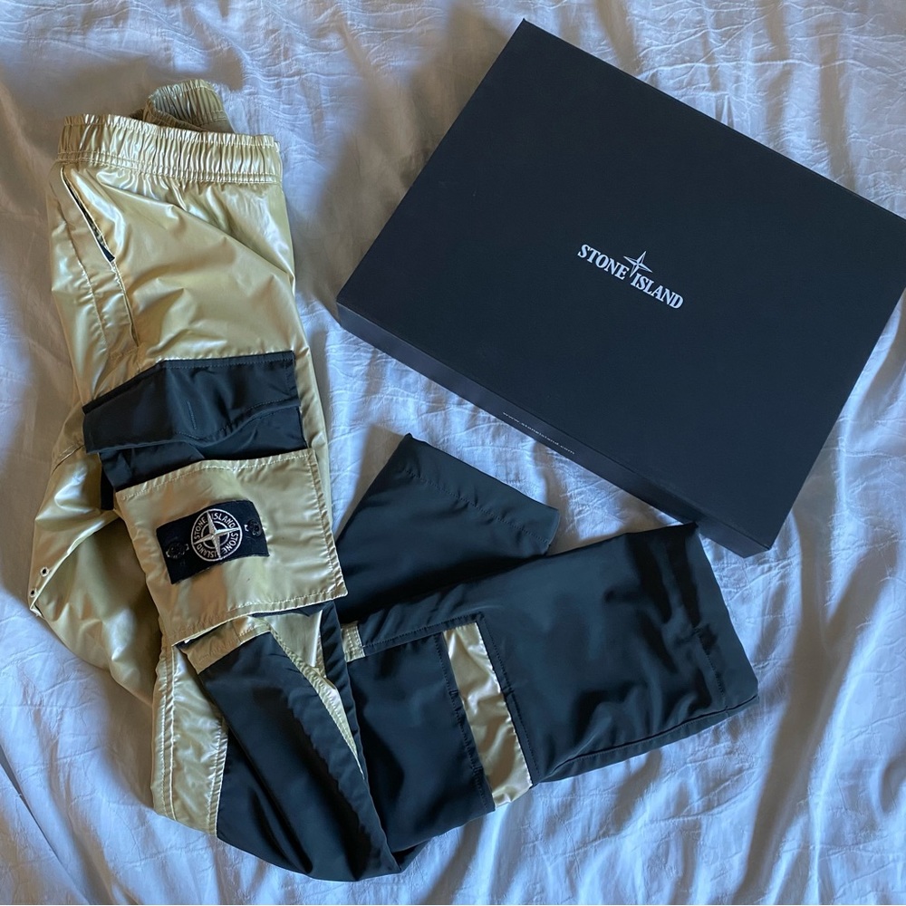 Stone Island 315M1 Iridescent Coating Tela With Reflex Mat Pants